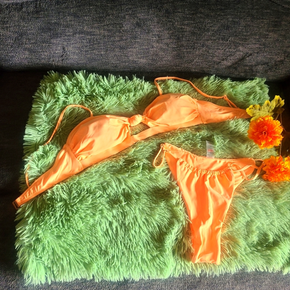 Neon Orange Bikini